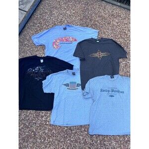(5) Harley Davidson t shirt lot